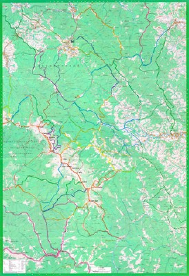 Карта Аерогеодезія Чорногори