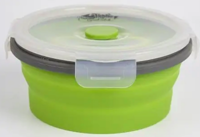 Контейнер силіконовий Tramp 550ml з кришкою олива