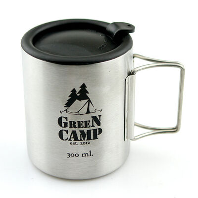 Термокружка Green Camp з кришкою