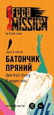 Батончик Food Mission  пряний
