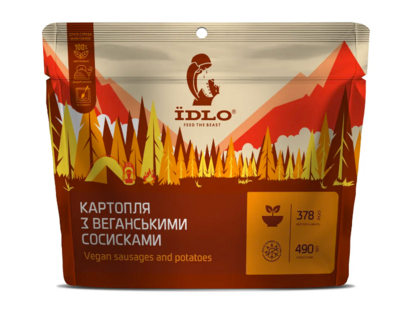 Картопля з веганськими сосисками ЇDLO