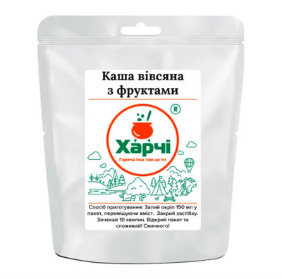 Каша вівсяна з сухофруктами. Харчі.