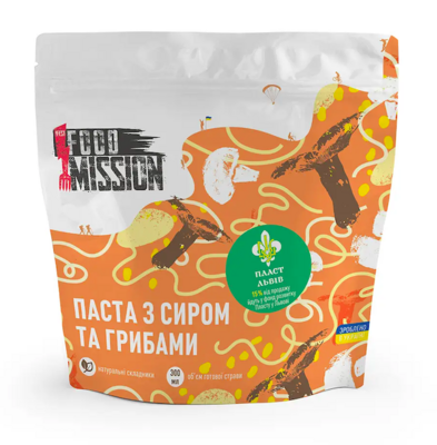 Паста з сиром та грибами Food Mission