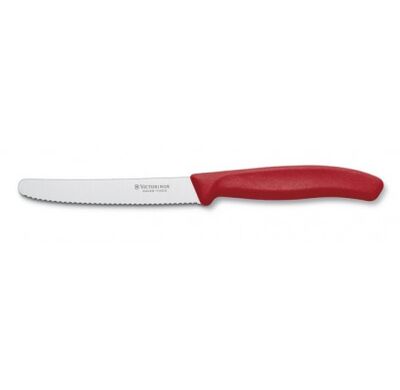 Ніж кухонний Victorinox Tomato & Sausage 11см червоний 5.831