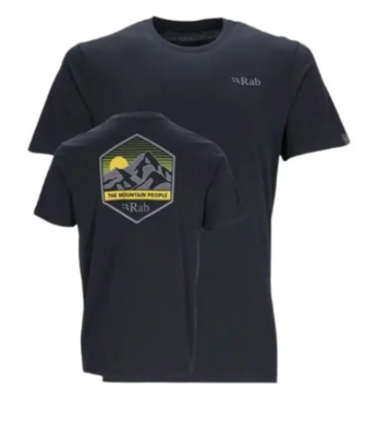 Футболка Rab Stance Mountain Peak Tee Beluga