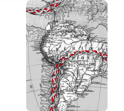Пов'язка 4FUN Chusta Standard old map