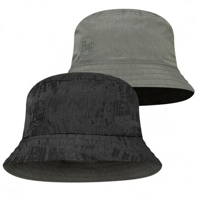 Панама BAFF Travel Bucket Hat Gline Black-Grey M-L