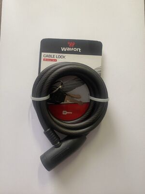 Велосипедний замок Walfort 8 mm x 1,5 m