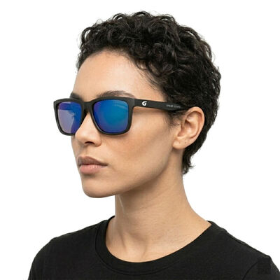 Окуляри GOG Hawk Cat.3 Matt Black/Blue